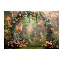210 X 150 cm Fotografie-Hintergrund, Stoff, Kranz, Landschaft, Hochzeit, 3D-Party, Urlaub, Porträt, Fotografie-Hintergründe, G
