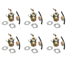 6X Carburateur Carb Kit Set voor Robin Wisconsin EY20 EY 20 EY15 227-62450-10 Carburateur Tuingereedschap Accessoires