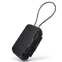 Låsbox, Telefonlåsbox, Säkerhetslåsbox, Transparent Outdoor Waterproof Travel Safe, Password Beach Box, Svart