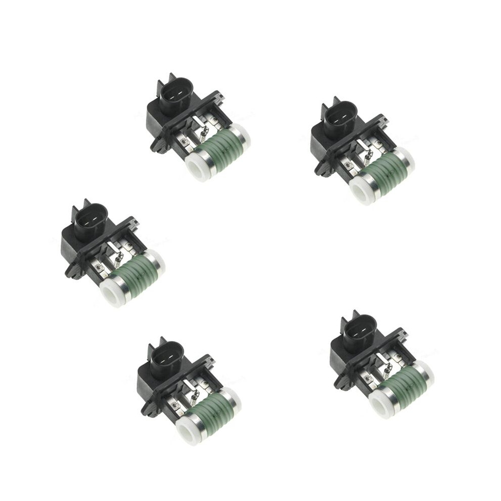 5X 25385-1M000 Radiator Fan Blower Motor Resistance For 09-16 Accent Veloster Forte Rio 253851M000 4712905609146