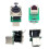 2X Ethercon Rj45 Chassis Socket,D-N8FDP Feed/Pass Panel Mount Jack,D Series Cat5 RJ45 Vertical Panel-Mount Connector 3