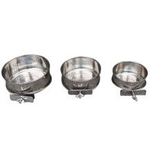 Bird Feeder Stainless Steel Food Bowl Waterproof Garden Hanging Wild Bird Feeder Bird Accessories,Single Screw