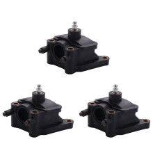 3X 6048001 5017183Ab 902301 Schwarz ThermostatgehäUse KüHlmittel KüHlwasserauslasshalterung 4792329 für
