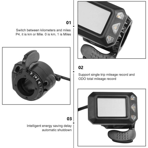 2X 36V 350W Folding Scooter Controller Kit Electric Scooter Controller LCD Display Brake Accelerator Throttle Set 2