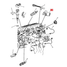 56044545AA Manifold Absolute Pressure Sensor MAP Standard Ignition for Grand Cherokee L6 4.0L 2003-2004 56044545AB