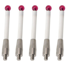 5X Probe Stylus A 5000 3709 CMM 50mm Contact Probes Ceramic Measuring Shafts-6mm Tip CNC Tools Accessory