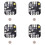 4X Module D'Encodeur Magnétique MT6701 Encodeur de Moteur Sans Balais PWM/I2c Mode ABZ 1024 Lignes Remplace le Module AS5600 1