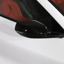 For Corvette C8 2020-2023 Bright Black Side Door Rearview Mirror Cover Trims Car Accessories Left+Right Side