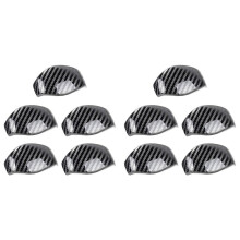 10X ABS Carbon Style Interieur Schaltknauf Protector Cover Trim Aufkleber für 2016 2017 2018 2019 10. Gen Automatikgetriebe