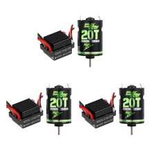 3X 320A ESC + 540 Brushed Motor für 1/10 RC Auto Axial SCX10 90046 TRX4 D90 HSP HPI Redcat, 20T