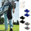 High Strength Golf Towel Long Time Use Polyester Fabric-Blue 2