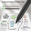 12 Pcs Replacement Tips Compatible with  Paper Pro Pen, Replacement Nibs for Precise Writing with Storage Box 4