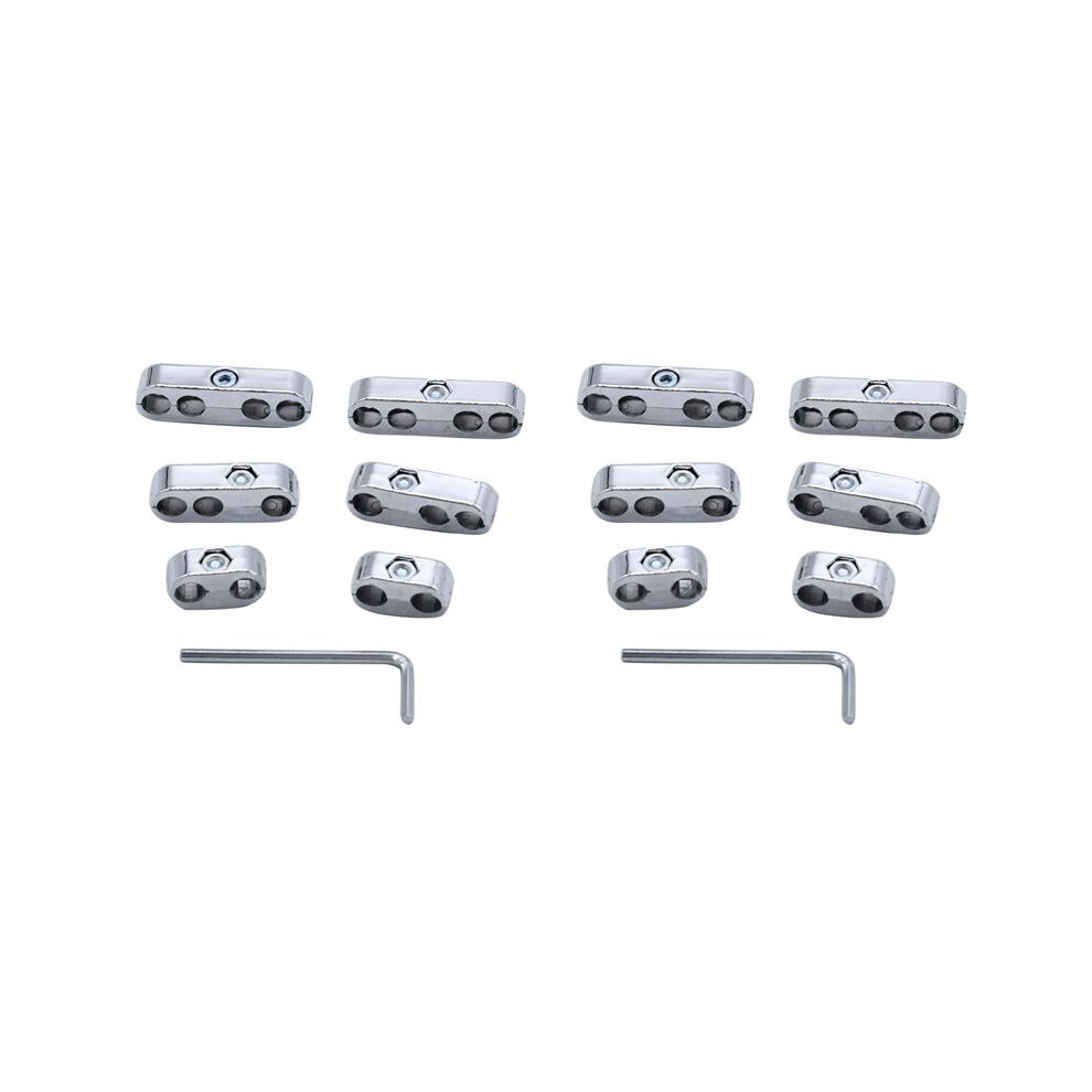 2Set 7Mm 8Mm Chrome Wire Separators Looms Dividers For Chevy 9723 6034064121542