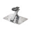 Universal Projector Bracket with 1/4 Inch Screw Desk, Ceiling and Wall Mount Adjustable Foldable Projector Stand Silver 2