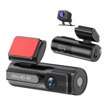 V21 Driving Recorder HD 4K Night Vision Front & Rear Dual Lens WiFi Connection Tracking Without GPS