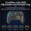 2X ANBERNIC RGP01 Gamepad Wireless  Game Controller RGB Hall Effect Joystick for PC Android IOS Steam Black 9