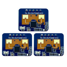 3Pcs 24G MmWave HLK-LD2410C Human Presence Sensor Motion Detection Module