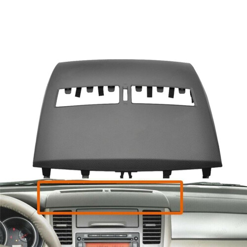 For 2007-2012  Versa Front Upper Top Center Dash Air Vent Trim Bezel Cover 1