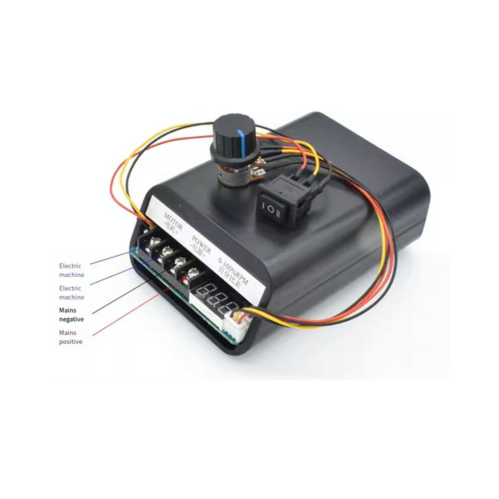 3X 10-55V 60A Pwm Motor Speed Controller 0- Rpm Led Digital Adjustable Cw Ccw Forward Reverse 6031501806819