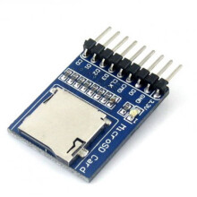 2X for Micro- (TF) Card Storage Module Development Board Card Module Card Holder 2.54mm Pitch for SDIO & SPI
