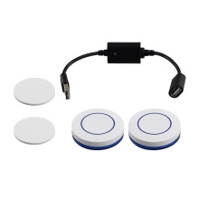 2X 5V Draadloze RF-Afstandsbedieningsschakelaar Driver aan UIT voor USB LED-Lichtstrip Leeslamp Lichtventilator Toggle-Model