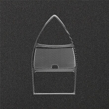 Per Celica 2000-2005 Morbida Fibra di Carbonio Console Centrale Scatola Portaoggetti Pannello di Copertura Rivestimento Adesivo Accessori
