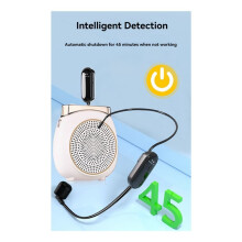 2X 2,4G Trådlöst Mikrofonheadset Long Range 30M för Röstförstärkare, Högtalare, Karaoke, Undervisning, Utomhustal