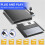 2X Floppy Disk Reader, 3,5 Inch Externe Diskettedrive met USB Type-C, Draagbare FDD Diskettedrive voor Laptop-Pc 5