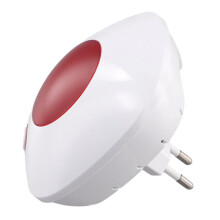 2X  Sound Light Alarm Siren WIFI 110dB TUYA Safety Protection Siren Home Alarm Security System EU PLUG