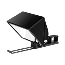 Lyftbar Teleprompter 12-Tums Hopfällbar Teleprompter för Surfplatta, Telefon, Systemkamera med Fjärrkontroll