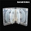 2X CD Storage Box 10-Piece Pack CD Case Plastic Double-Sided CD Storage Car CD Case Thickened DVD Case,White 2