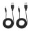 2X USB to 3.5mm  Jack 5V  Power Cable 1