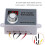 2X ZFX-P1007 Speed Regulator Adjustable 220V Fan PWM Switchs Speed Controller Conditioner Digital Display Motor Reducer 6