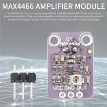 10 Stuks GY-MAX4466 Electret-Microfoonversterker MAX4466 Module Instelbare Versterking Breakout Board voor
