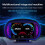 P2 Car HUD - Display OBD GPS Medidor de Velocidade e Gradiente Do VeíCulo Temperatura da áGua e Consumo de CombustíVel 8
