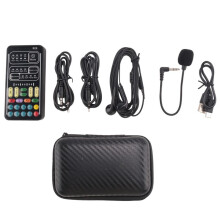 3X Voice Changer Handmikrofon Voice Changer mit Sound Multifunktionale Effektmaschine für Telefon// (I9)