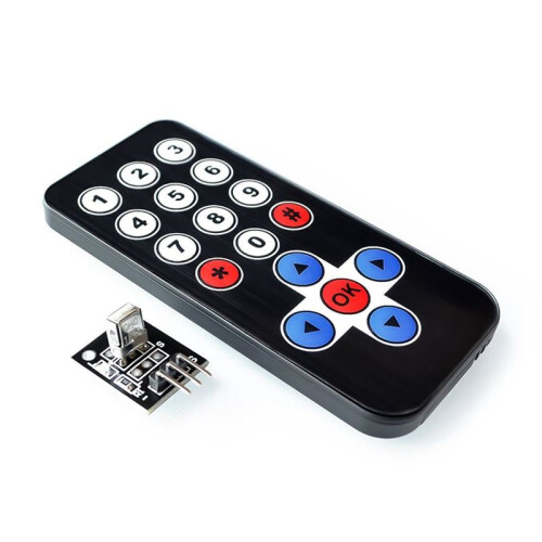 3X Module de Télécommande HX1838 Kit de Télécommande Sans Fil Infrarouge Module Multifonctionnel de Robot Télécommandé 1