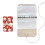 Knitting Needle Case with Removable 6 Hole PVC-red lucky cat 1