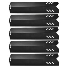 5 Pièces Plaques Chauffantes de Gril 15 Pouces Plaque Chauffante de Barbecue en Porcelaine Couvercle de Brûleur Couvercle de Brûleur pour Gril