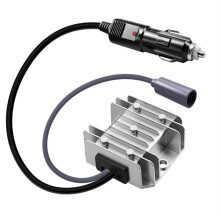 12V/24V to 30V 3.5A Step- Boost Converter with Lighter Plug for RV Truck Car Van Waterproof Power Supply