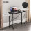 Homcom HOMCOM Folding Desk on Wheels, Writing Table for Home Office, Black 5