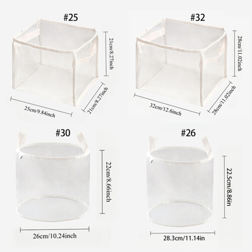 Multipurpose Clear Storage Bag With Sturdy Handle-Drum 26 1