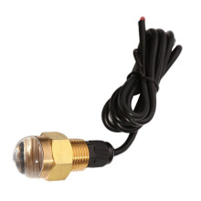 Marine Boat LED Underwater Light Lamp 12V Brass Glass Drain Plug 1/2 Inch NPT Yacht Accessory