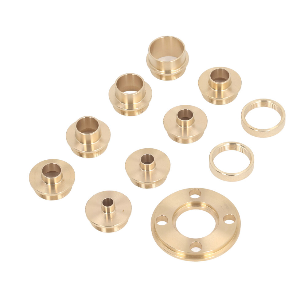 11Pcs Brass Router Guides Set, Woodworking Bushing Kit 10-30Mm 8701385321934