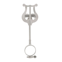 Silver Clarinet Sheet Music Clip Clamp- Holder Lyre Brass Musical Instrument for Clarinet Tuba Parts