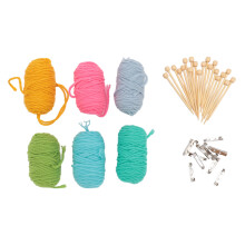 Splinter Free Bamboo Knitting Needles Comfortable Touch Lightweight Easy To Use Silky Smooth Finish Sturdy And Durable Suitable For Beginners