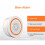2X ZigBee NEO 90DB Sound and Light Sensor Tuya  Life Built-In Siren Alarm Sensor 2