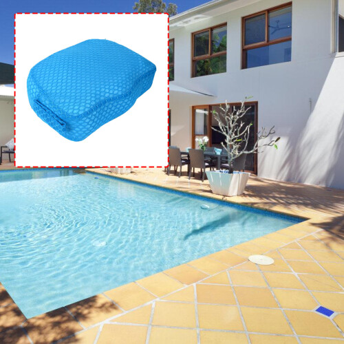 Antislip Hot tubs Seat Elevator Cushion Comfortable Height-blue 1