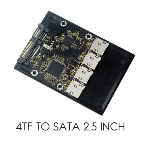 3X Placa Adaptadora de 2,5 Polegadas 4 TF para , Unidade de Estado Sólido SSD de FabricaçãO Própria, para CartãO  de Grupo Micro- para 1