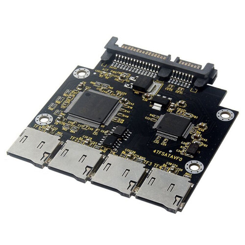 3X Placa Adaptadora de 2,5 Polegadas 4 TF para , Unidade de Estado Sólido SSD de FabricaçãO Própria, para CartãO  de Grupo Micro- para 2